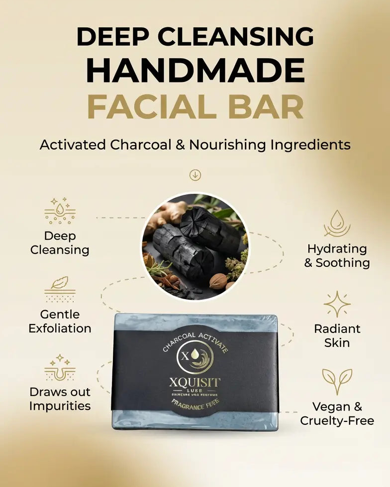Charcoal Soap for Deep Cleansing and Skin Detox