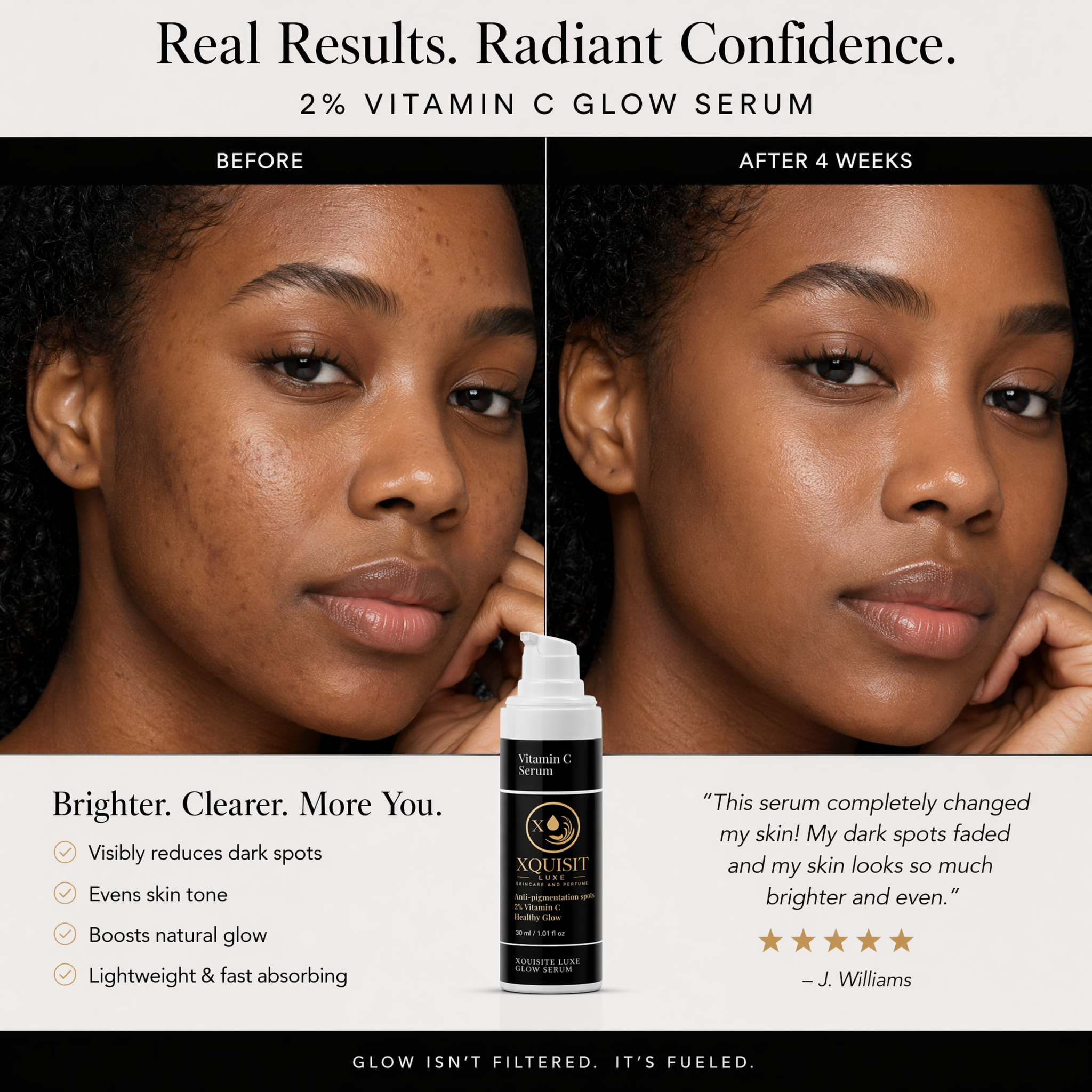 Vitamin C Face Serum with Hyaluronic Acid — Radiant Skin