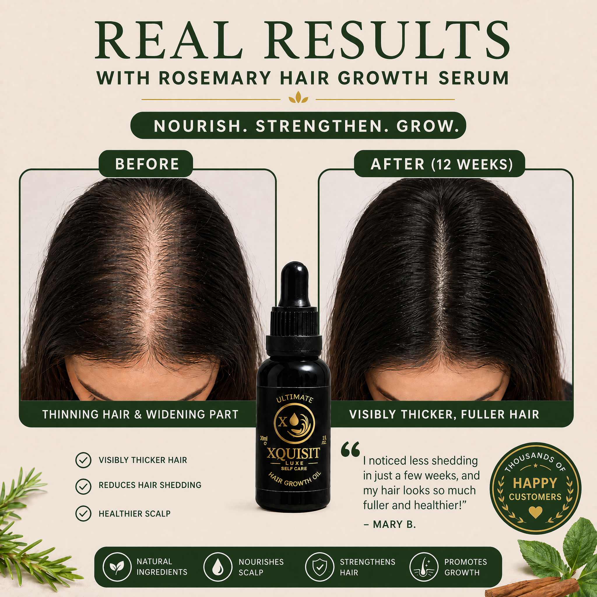 Rosemary Oil for Hair Growth — Thicker, Healthier Hair