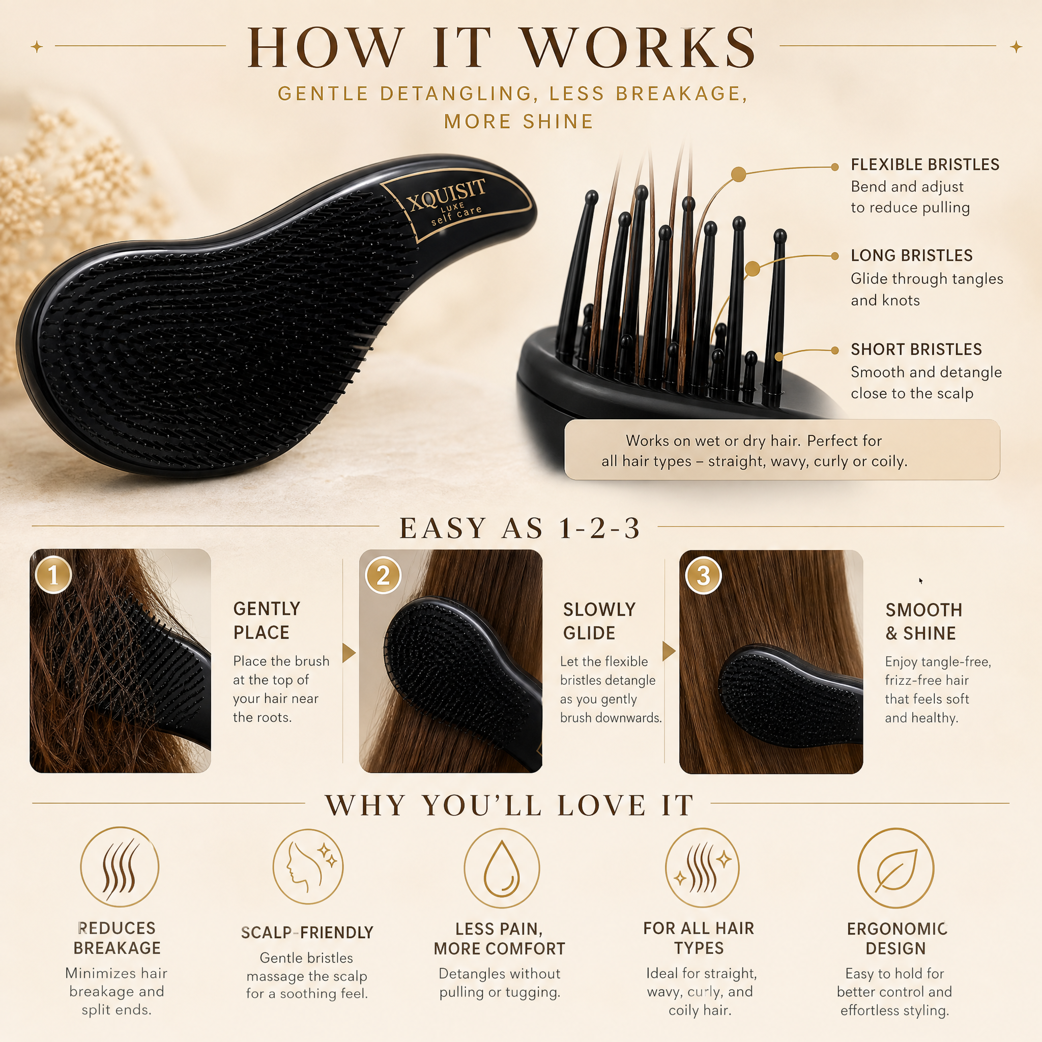 Meilleure brosse démêlante pour un démêlage des cheveux sans effort
