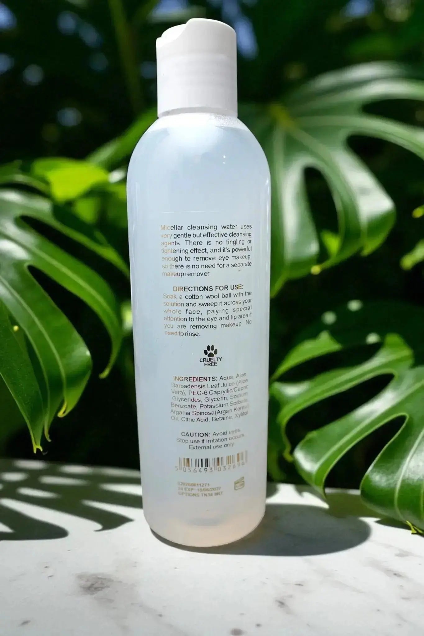 Argan micellar water, Effective Makeup remover