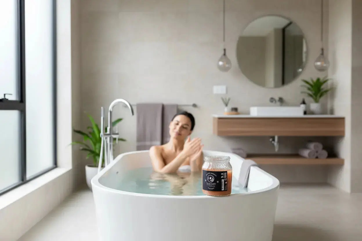 Himalayan Bath Salt Scrub - Xquisit Luxe skincare & Perfume