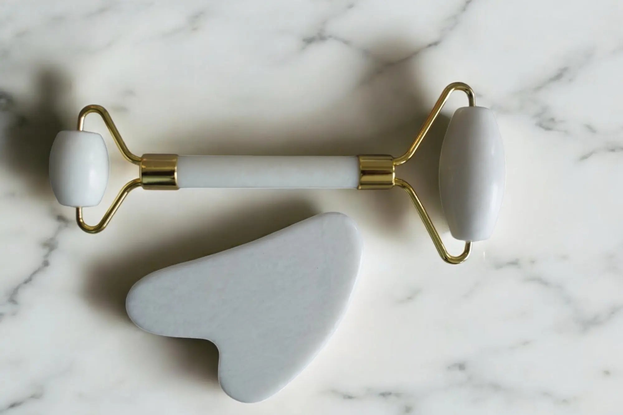 Premium Jade Roller and Gua Sha Set