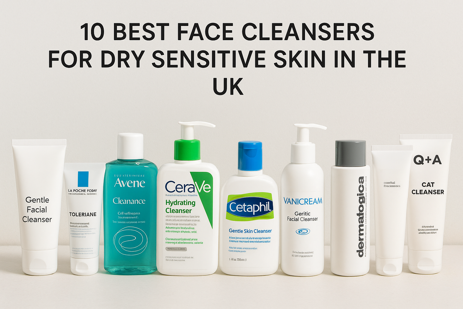 10 Best Face Cleansers For Dry Sensitive Skin In The UK