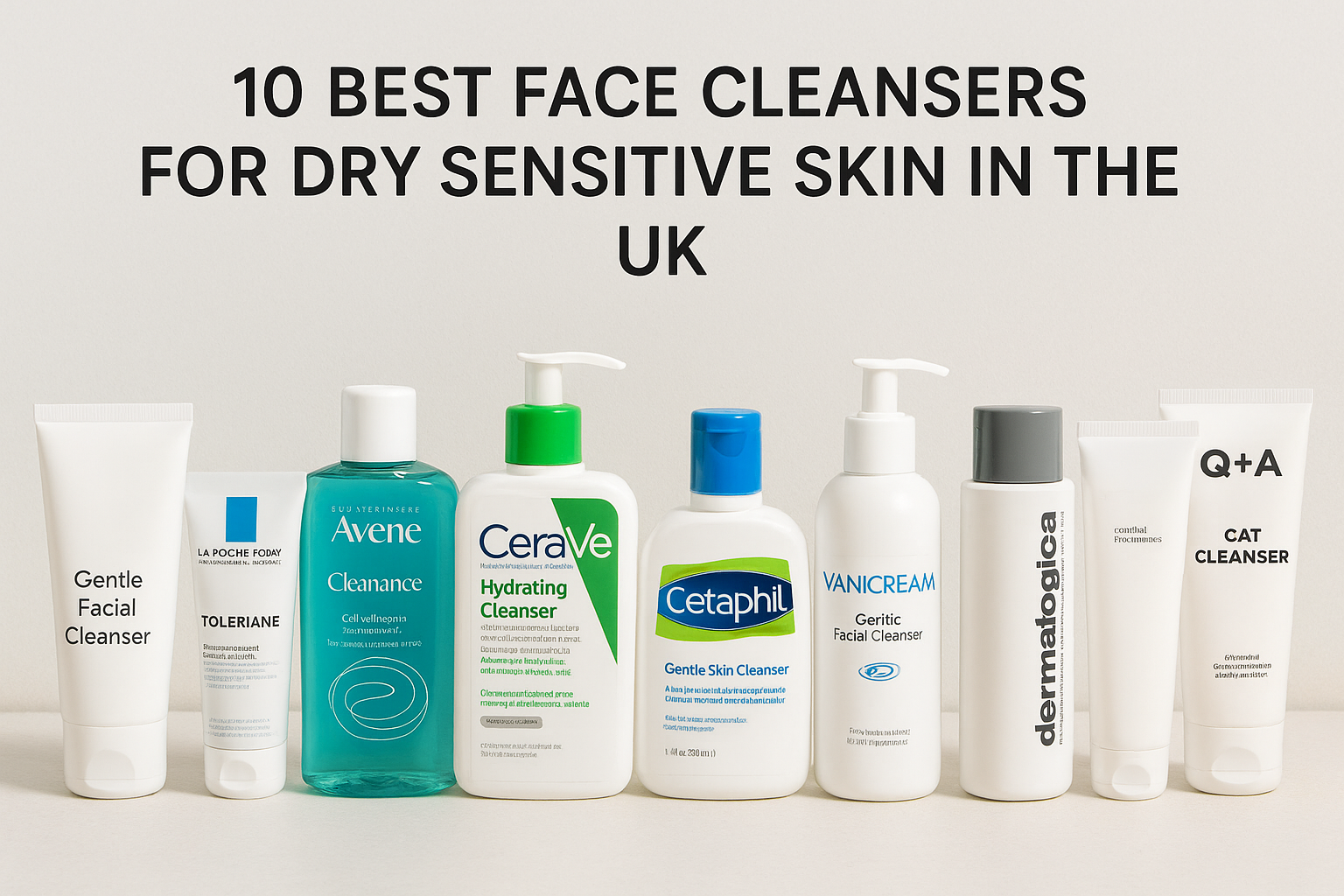 10 Best Face Cleansers For Dry Sensitive Skin In The UK