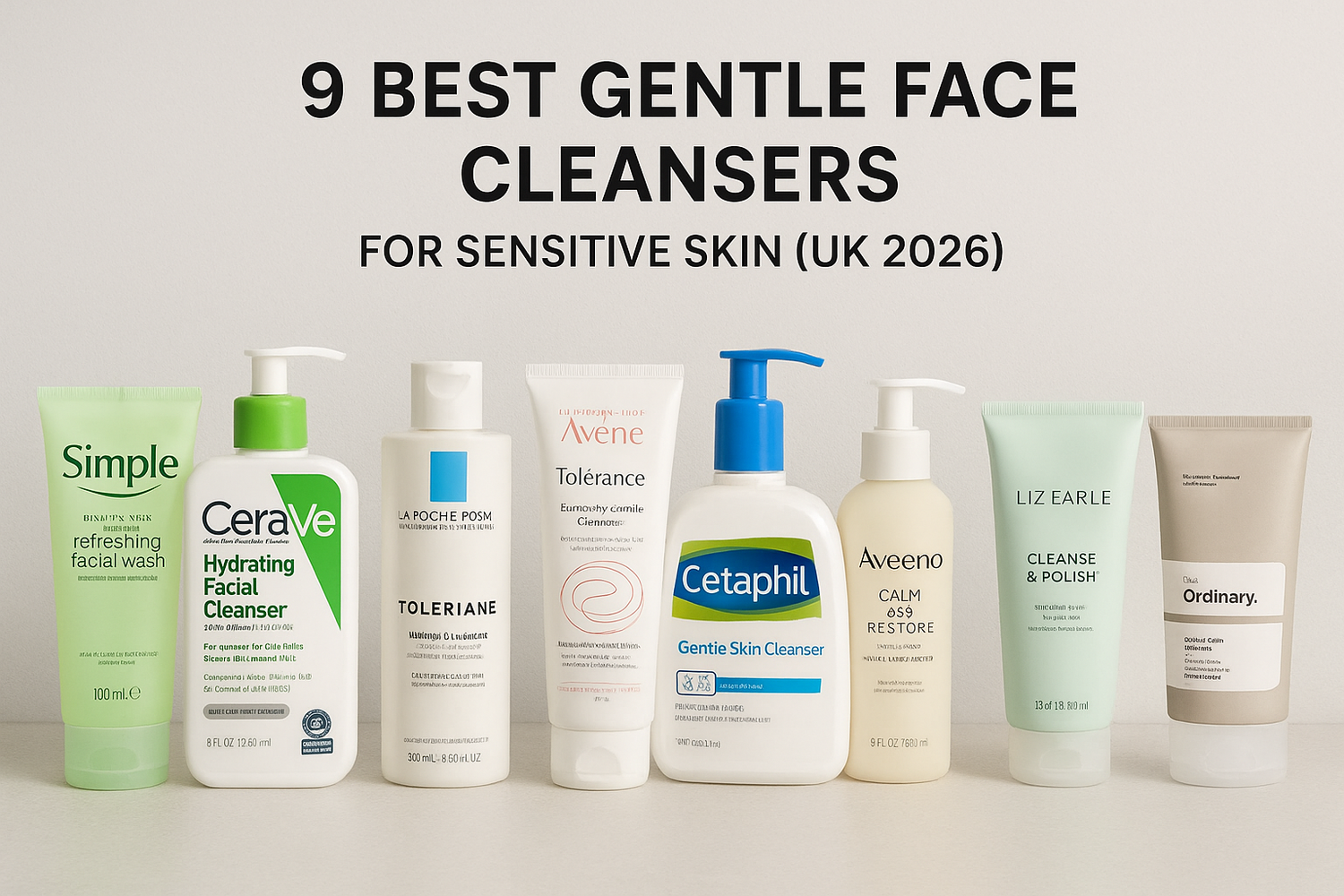 9 Best Gentle Face Cleansers For Sensitive Skin (UK 2026)