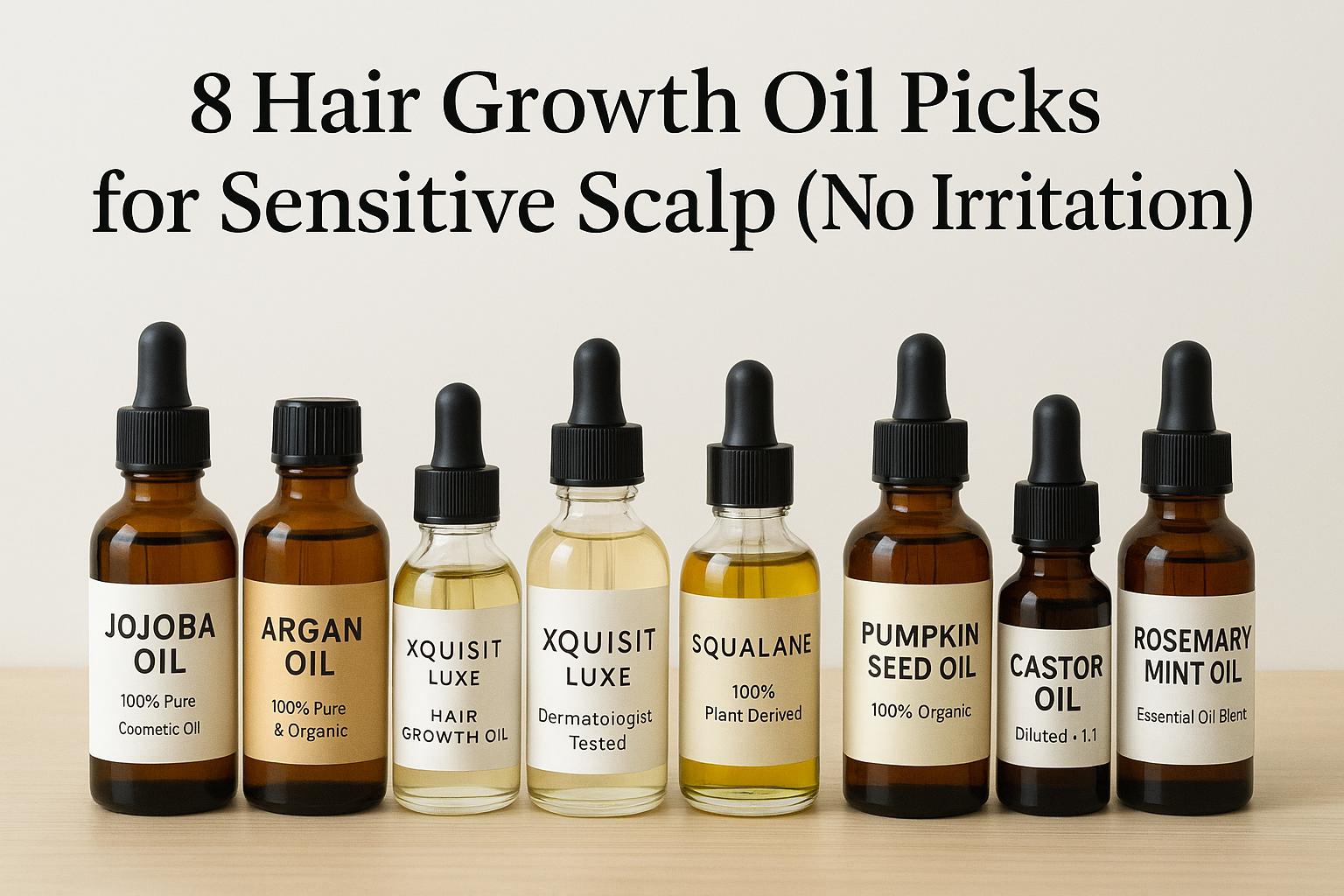 8 Hair Growth Oil Picks for Sensitive Scalp (No Irritation)