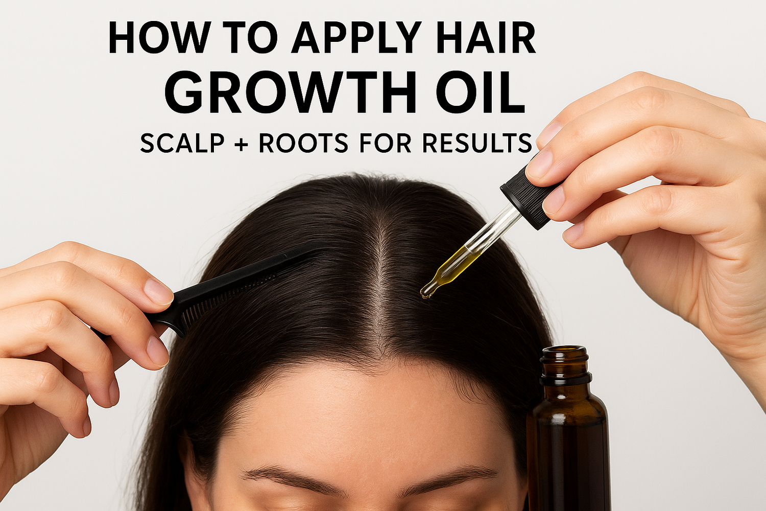 How To Apply Hair Growth Oil (Scalp + Roots) For Results