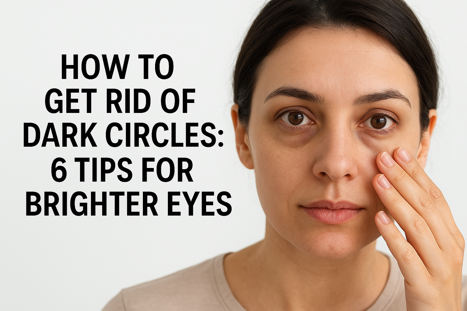 How To Get Rid Of Dark Circles: 6 Tips For Brighter Eyes
