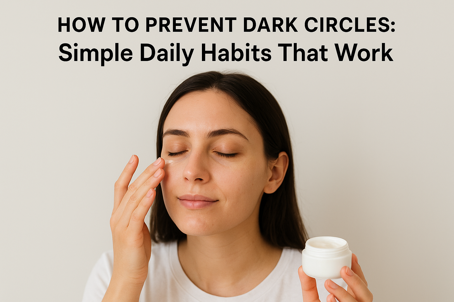 How to Prevent Dark Circles: Simple Daily Habits That Work