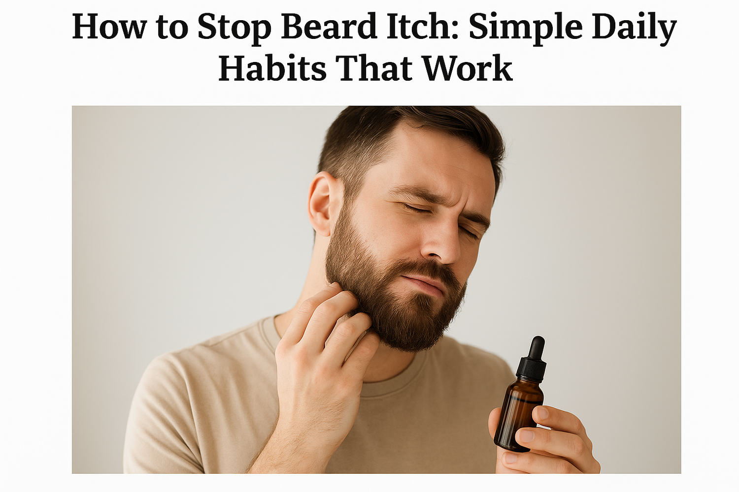 How to Stop Beard Itch: Simple Daily Habits That Work