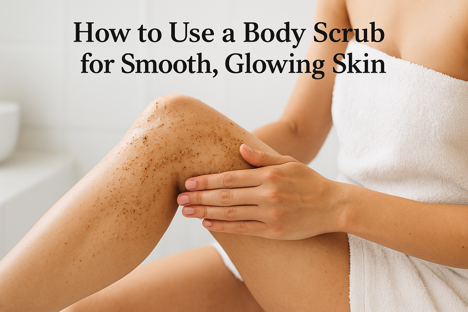 How to Use a Body Scrub for Smooth, Glowing Skin