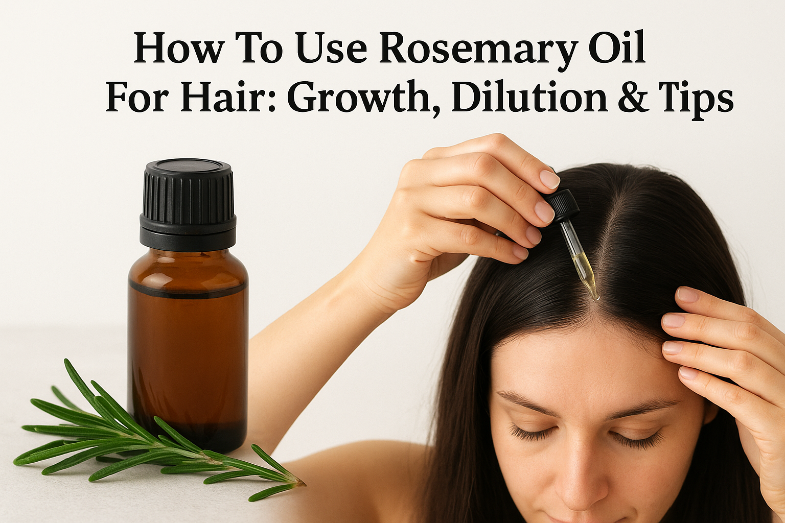 How To Use Rosemary Oil For Hair: Growth, Dilution & Tips