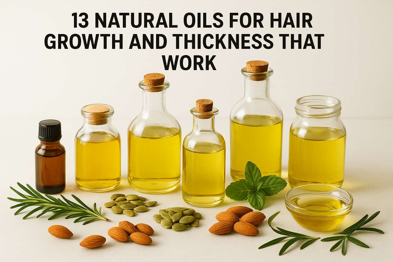 13 Natural Oils for Hair Growth and Thickness That Work
