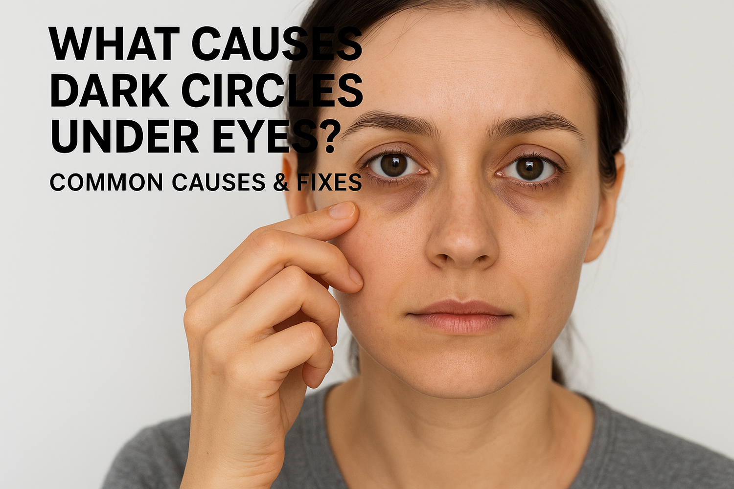What Causes Dark Circles Under Eyes? Common Causes & Fixes