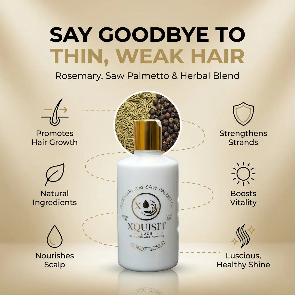 Rosemary Conditioner - Herbal Hair Growth Xquisit Luxe skincare &amp; fragrance