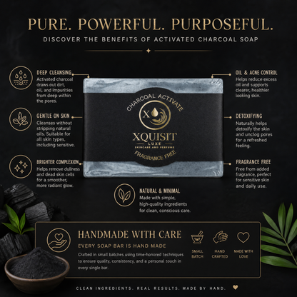 Activated Charcoal Soap — Deep Cleansing &amp; Skin Detox