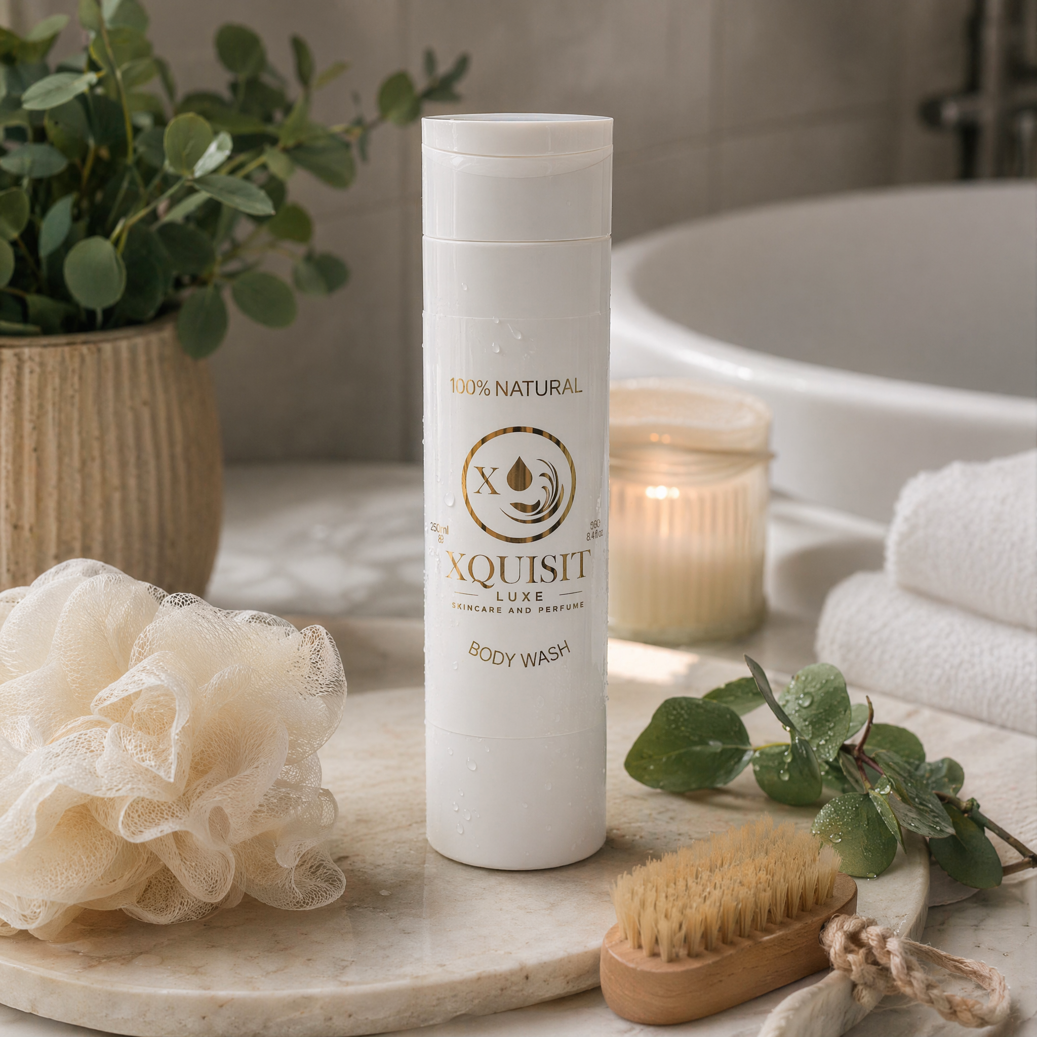 Gel douche naturel aux huiles 100 % naturelles pour une peau nourrie