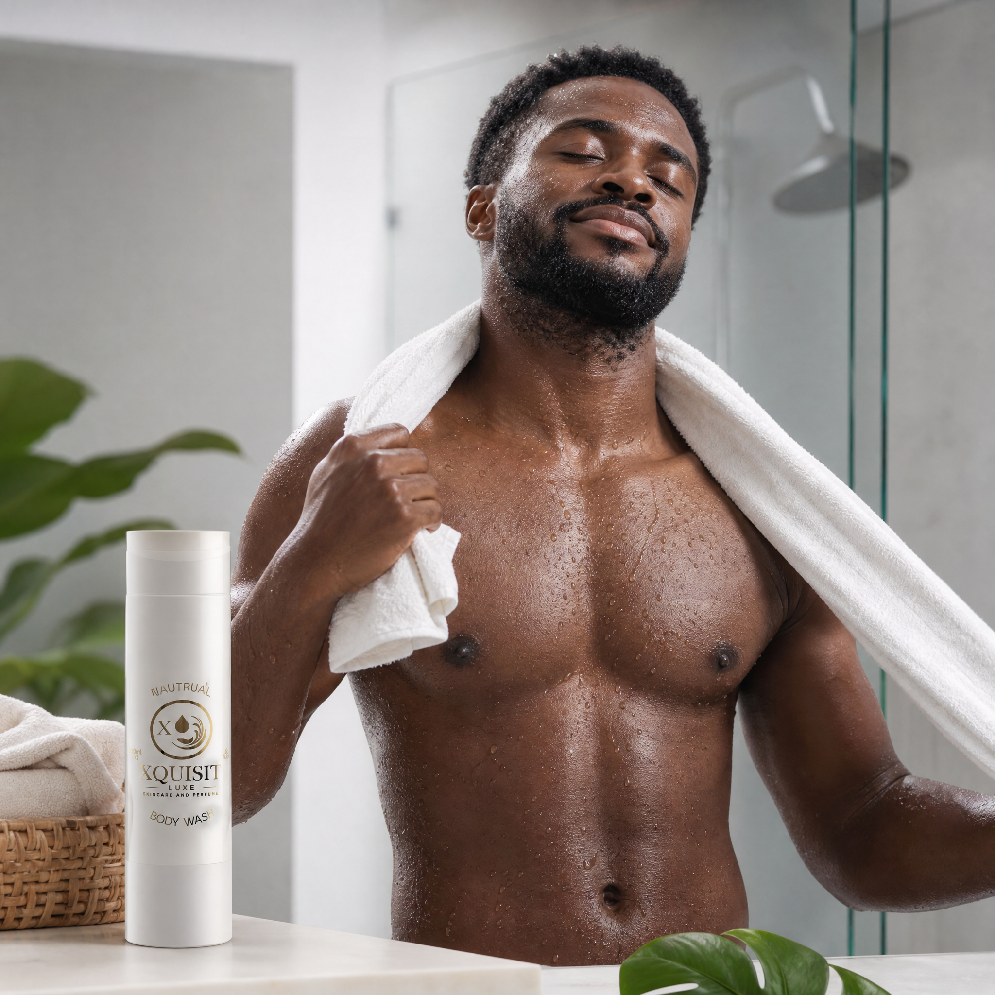 Gel douche naturel aux huiles 100 % naturelles pour une peau nourrie