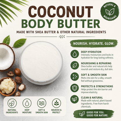 Body Butter Moisturiser — Soft, Smooth &amp; Nourished Skin