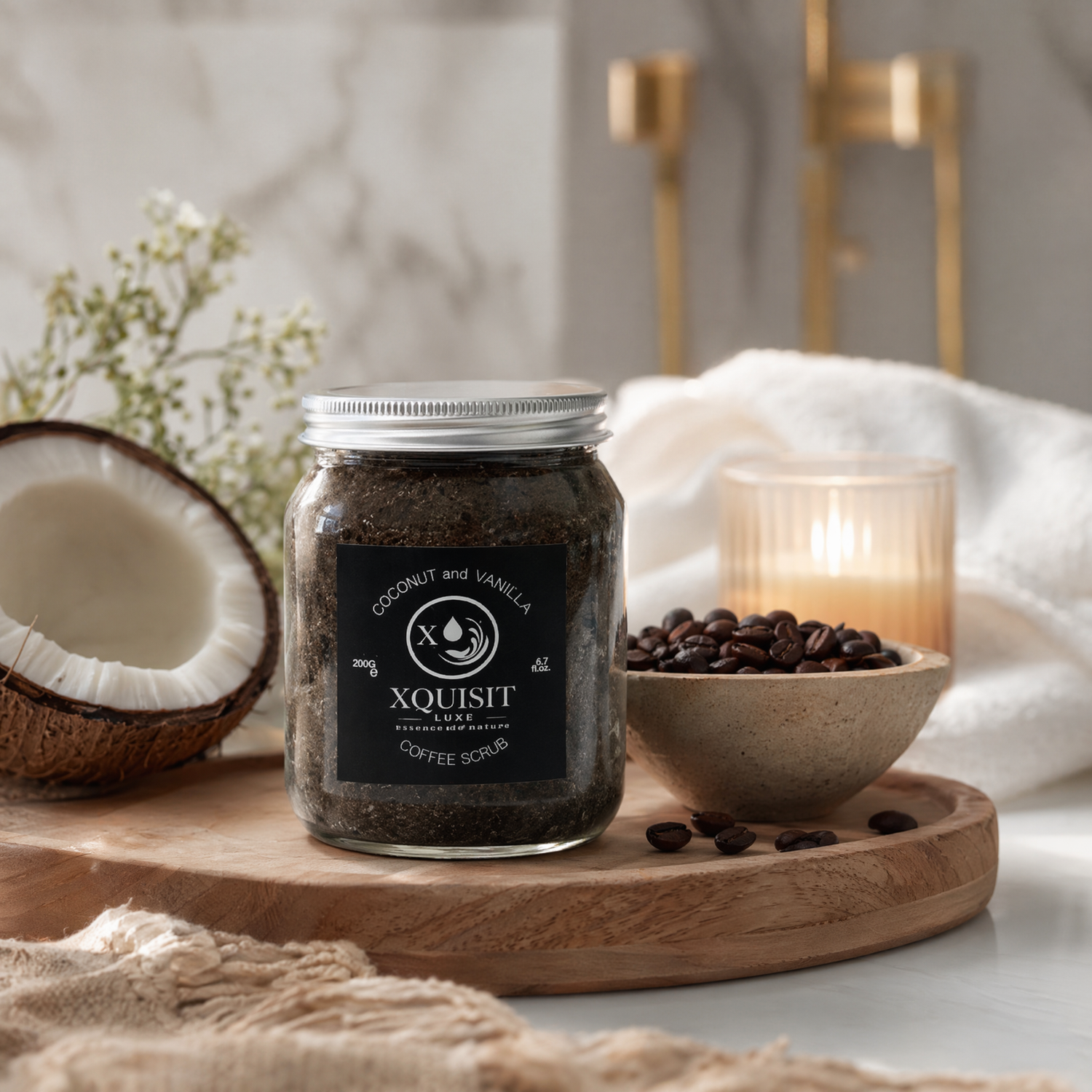Coffee Body Scrub — Natural Exfoliation for Glowing Skin