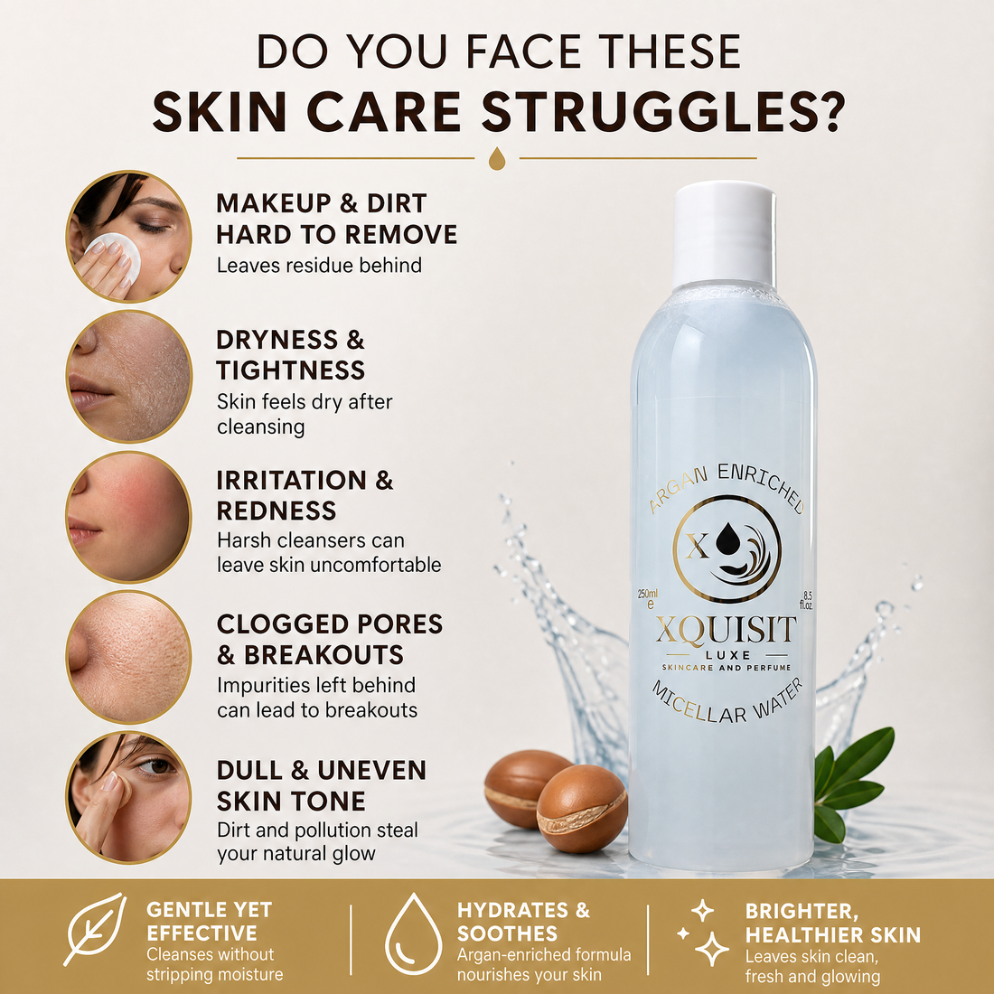 Argan Micellar Water — Effective Makeup Removal