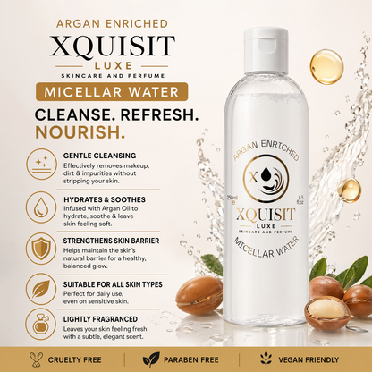 Argan Micellar Water — Effective Makeup Removal