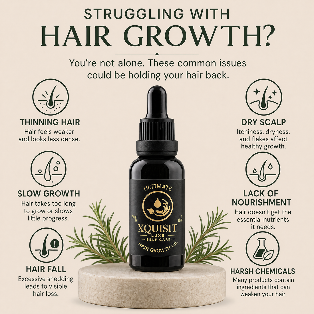 Rosemary Oil for Hair Growth — Thicker, Healthier Hair