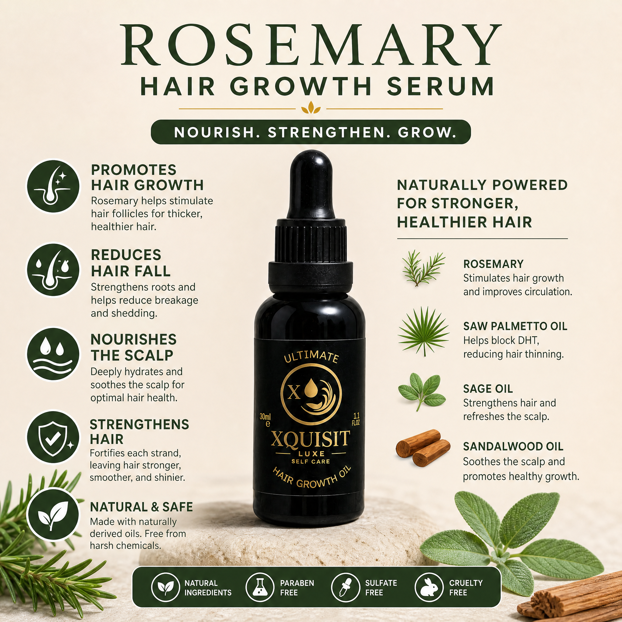 Rosemary Oil for Hair Growth — Thicker, Healthier Hair