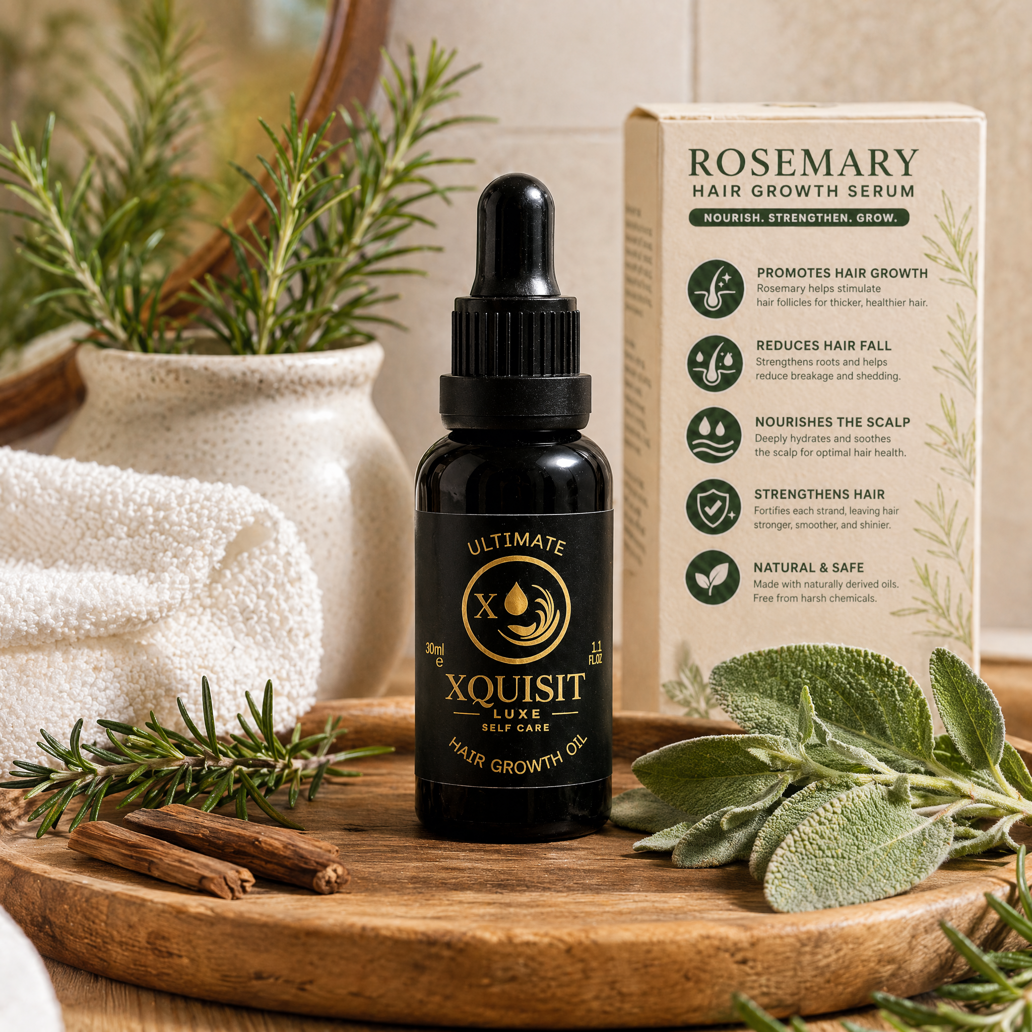 Rosemary Oil for Hair Growth — Thicker, Healthier Hair