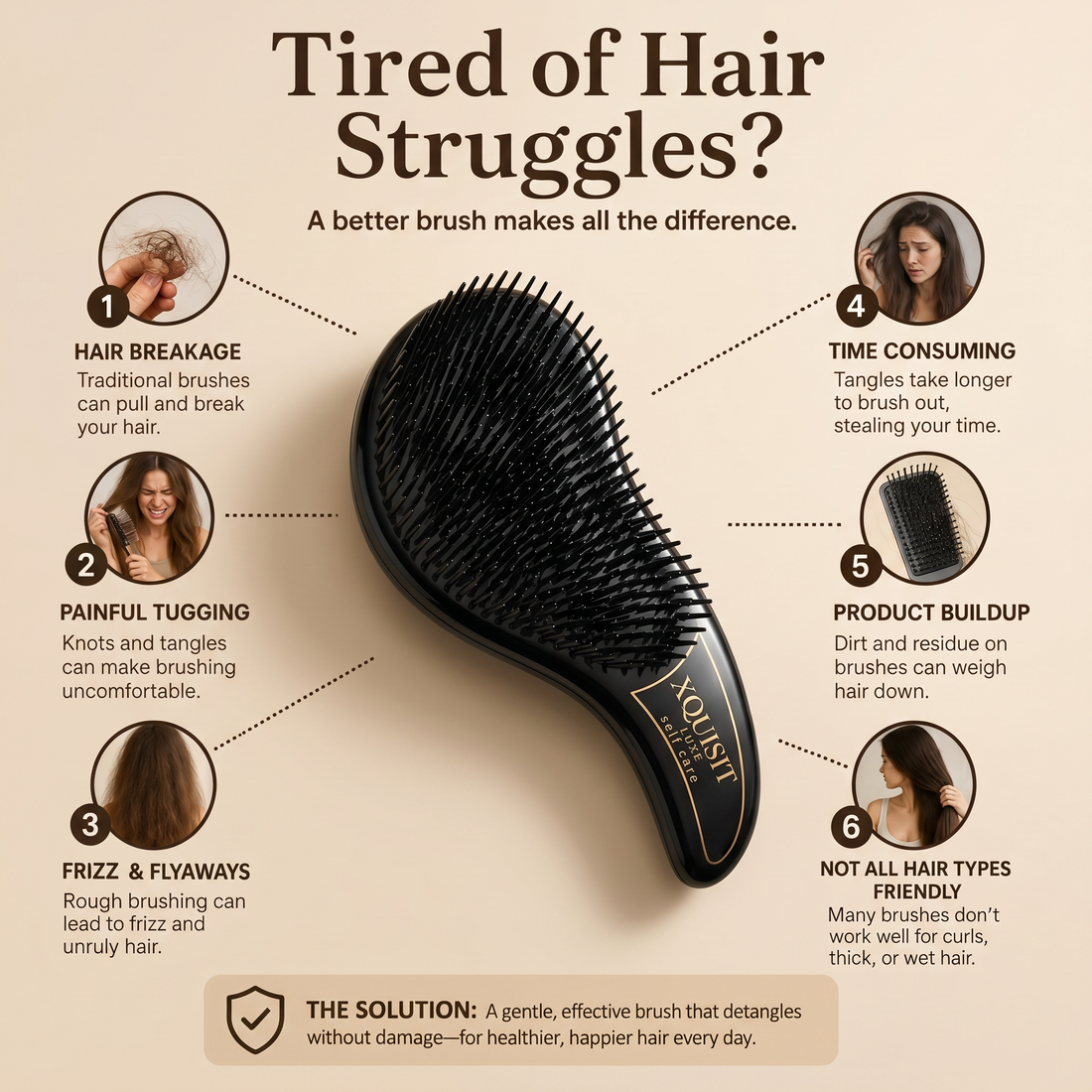Meilleure brosse démêlante pour un démêlage des cheveux sans effort
