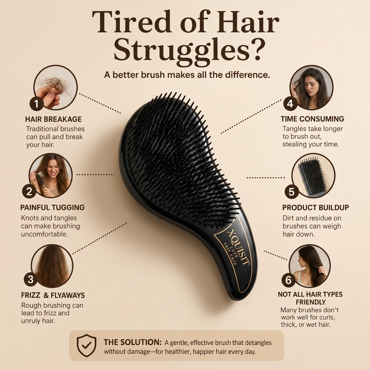 Meilleure brosse démêlante pour un démêlage des cheveux sans effort