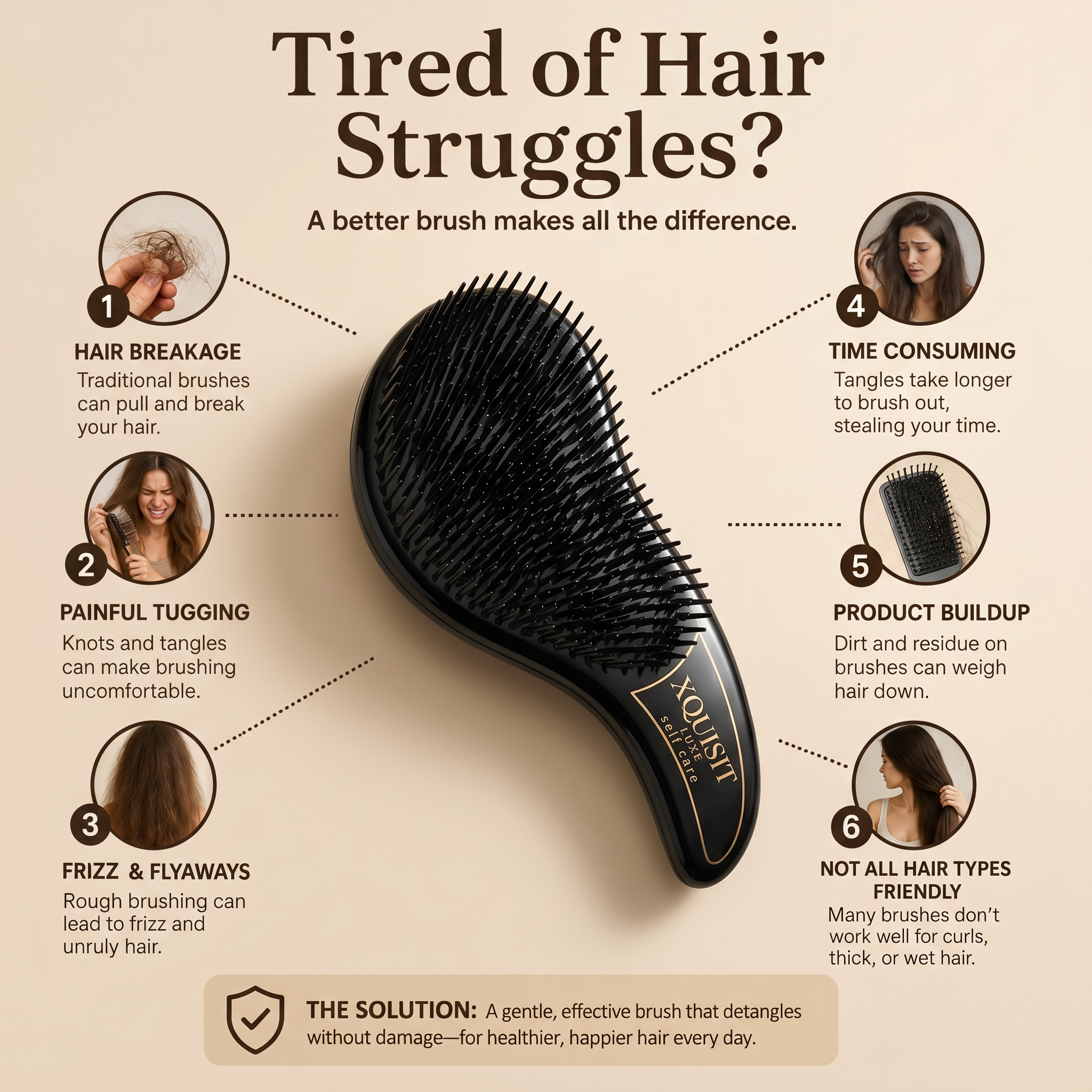 Meilleure brosse démêlante pour un démêlage des cheveux sans effort