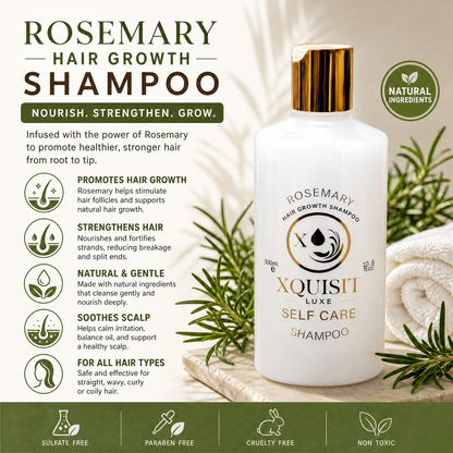 Shampoing à la formule de romarin pour des cheveux plus épais et plus sains