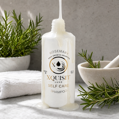 Shampoing à la formule de romarin pour des cheveux plus épais et plus sains