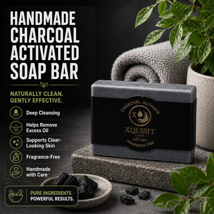 Activated Charcoal Soap — Deep Cleansing &amp; Skin Detox