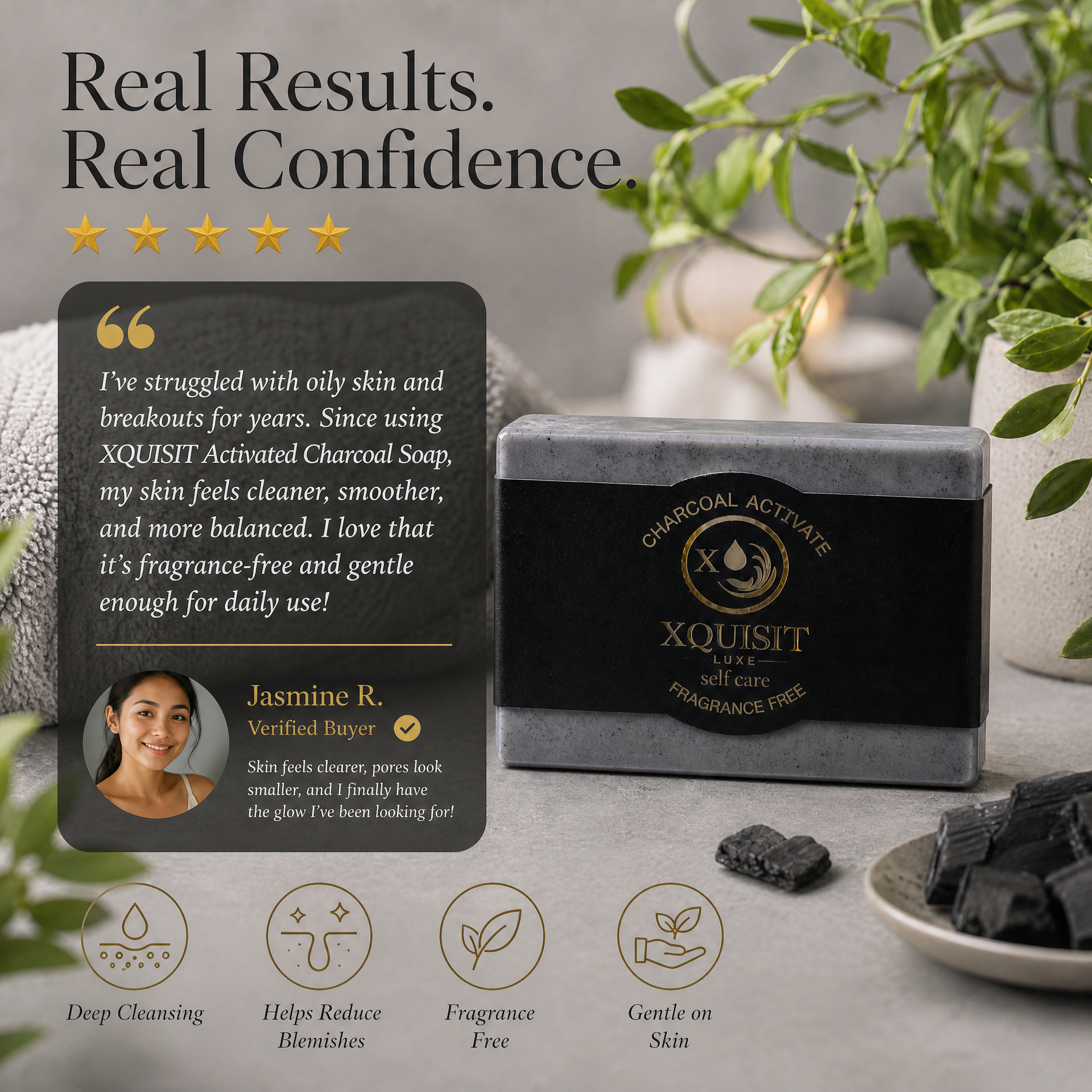 Activated Charcoal Soap — Deep Cleansing &amp; Skin Detox