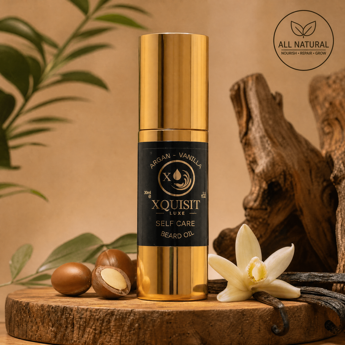 Natural Beard Oil for Men — Organic Formula