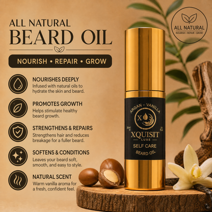 Natural Beard Oil for Men — Organic Formula