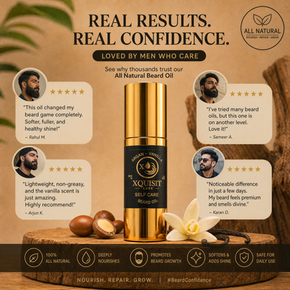 Natural Beard Oil for Men — Organic Formula