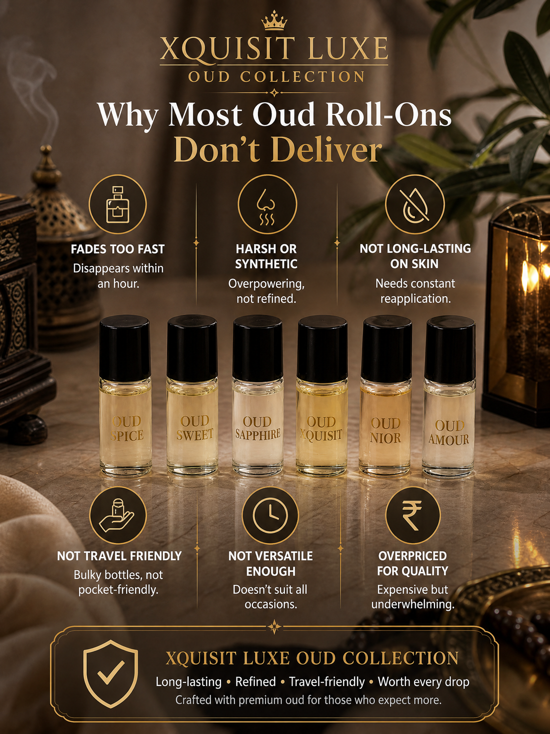 Oud Perfume Oil — Xquisit Collection Xquisit Luxe