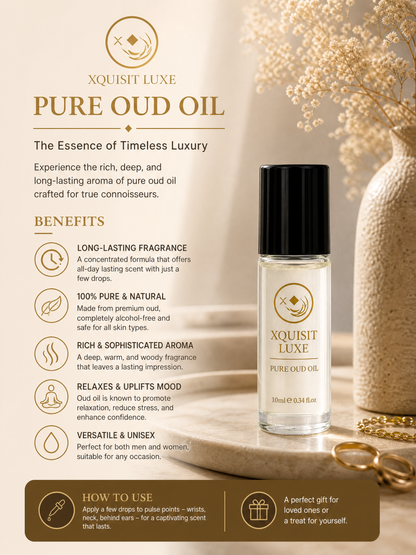 Oud Perfume Oil — Xquisit Collection Xquisit Luxe