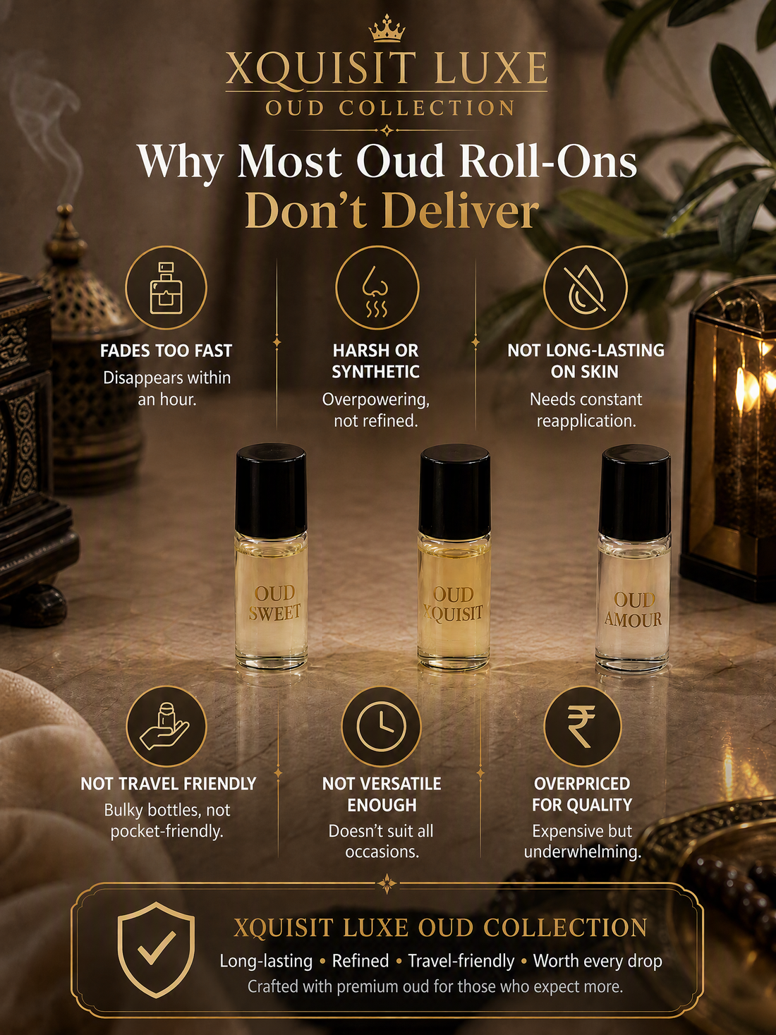 Oud Perfume Oil — Xquisit Collection Xquisit Luxe