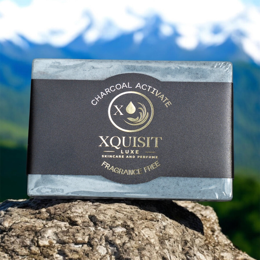 Charcoal Exfoliating Handmade Soap - Xquisit Luxe skincare &amp; Perfume