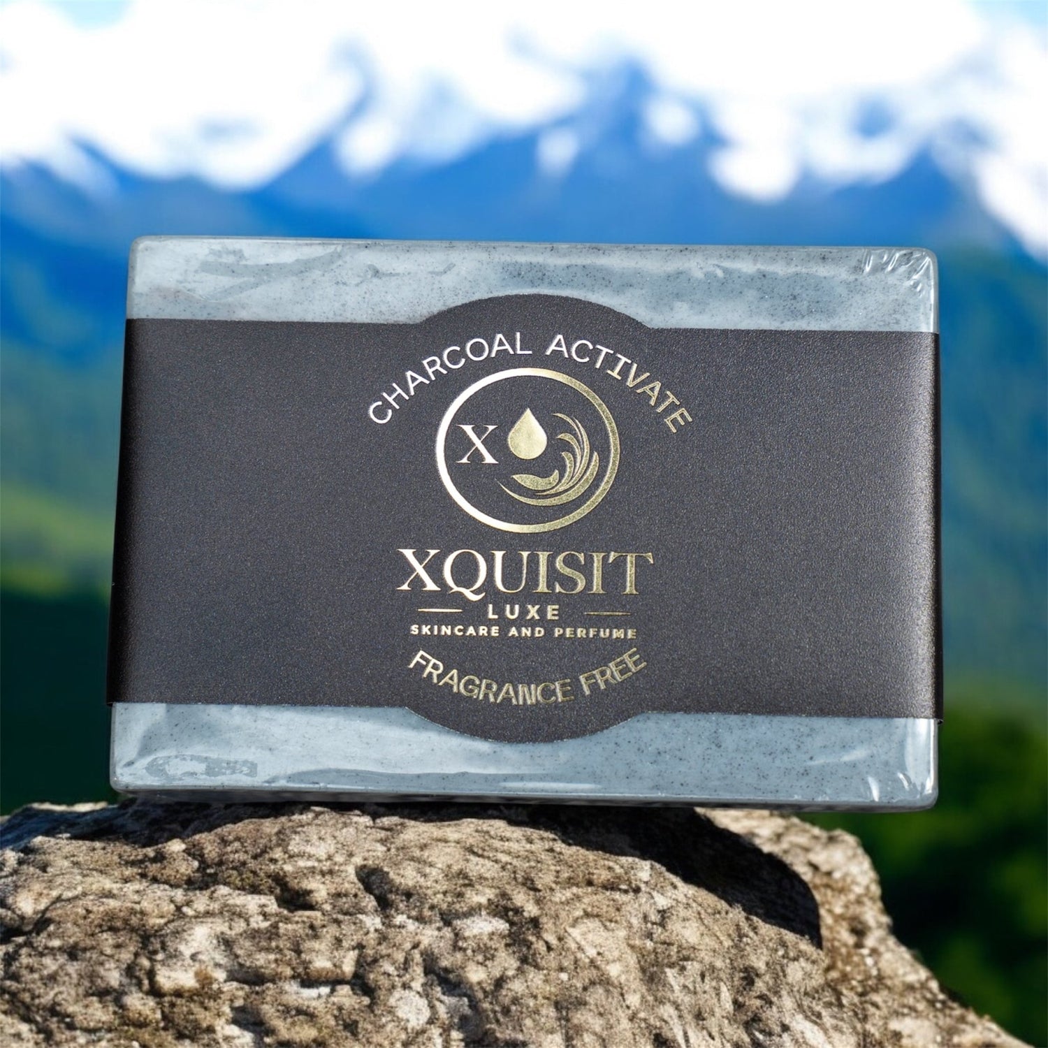 Charcoal Exfoliating Handmade Soap - Xquisit Luxe skincare &amp; Perfume
