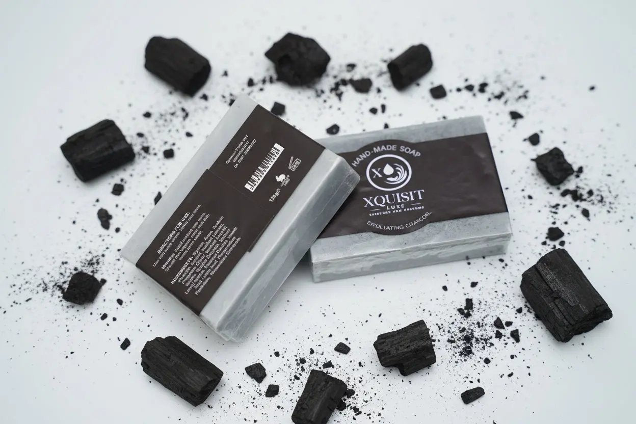 Charcoal Soap - Deep Cleansing Skin Detox - Xquisit Luxe skincare &amp; Perfume