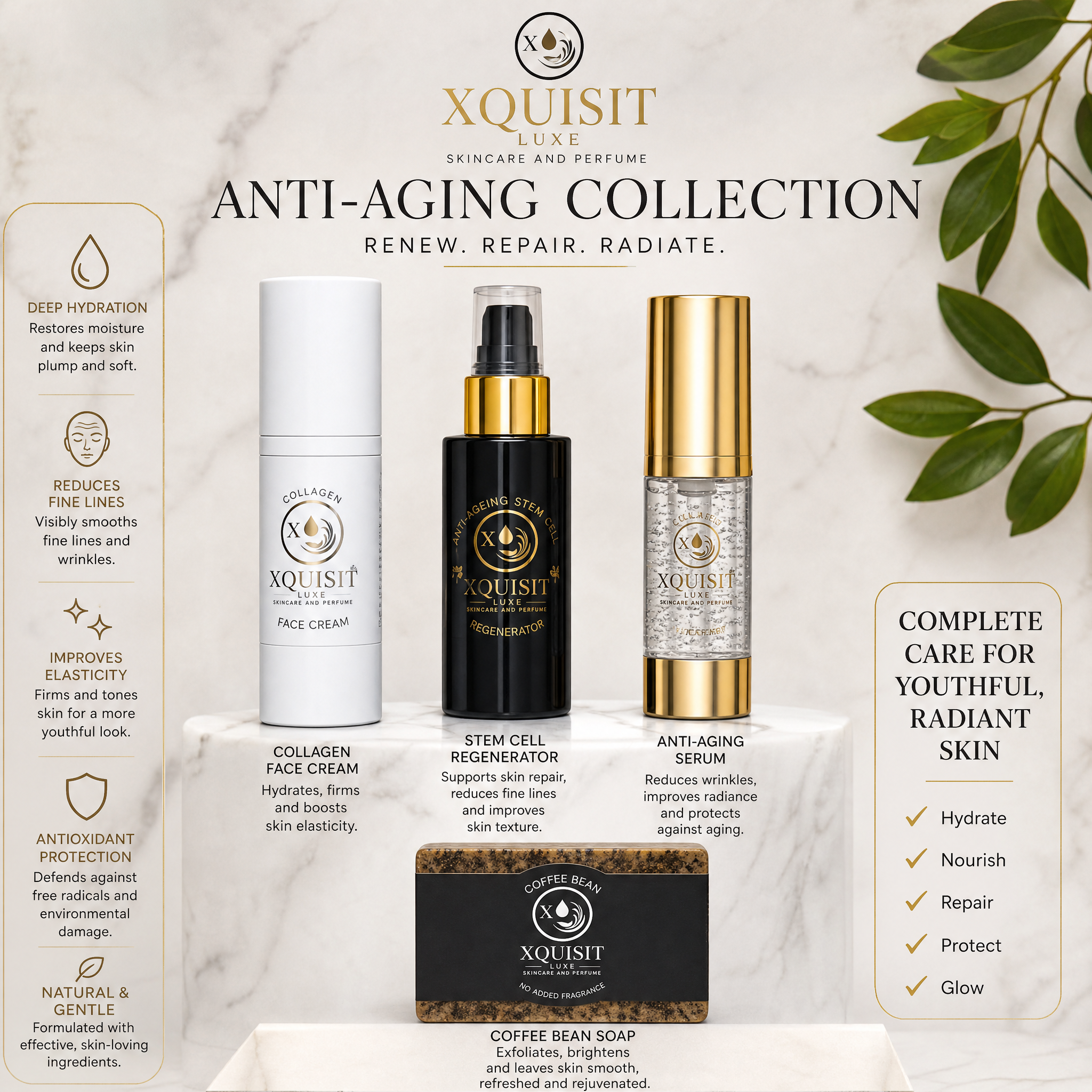Anti Aging Bundle Xquisit Luxe Self Care